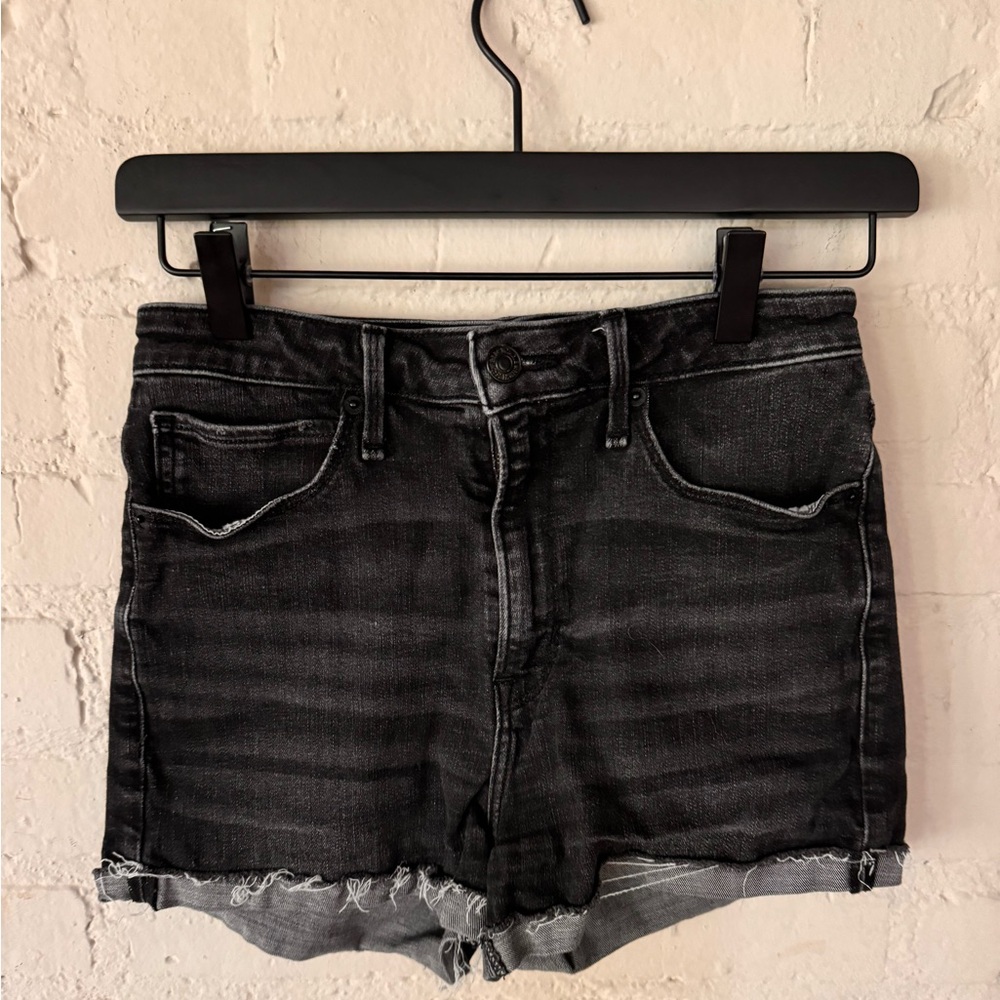 Abercrombie and Fitch high rise black shorts size 2